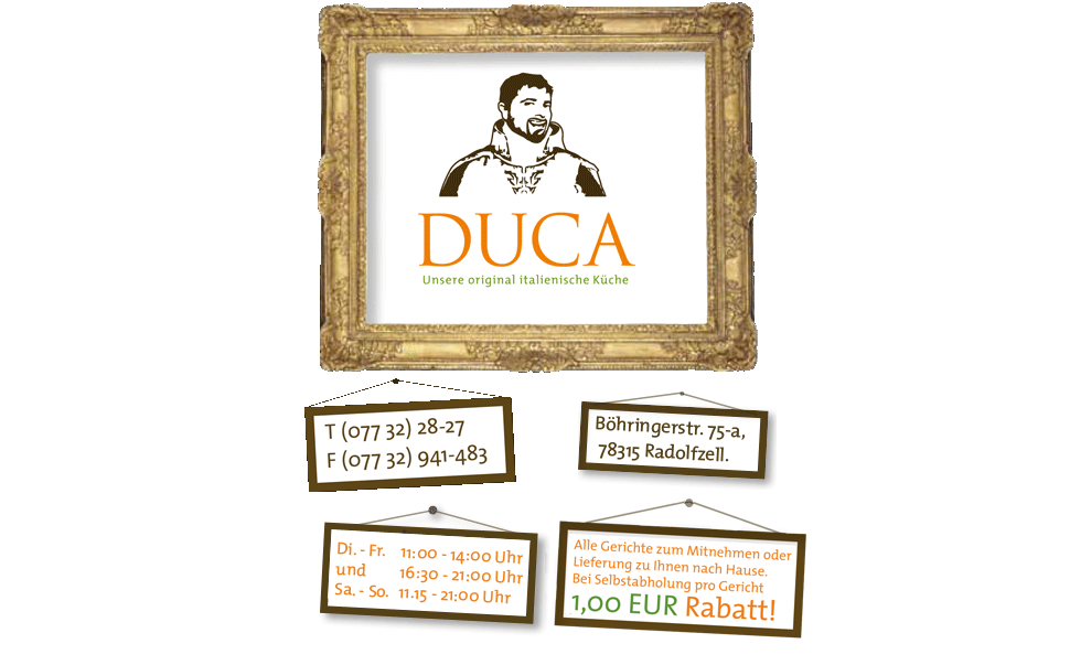 Pizza Duca - Pizza Lieferservice in Radolfzell